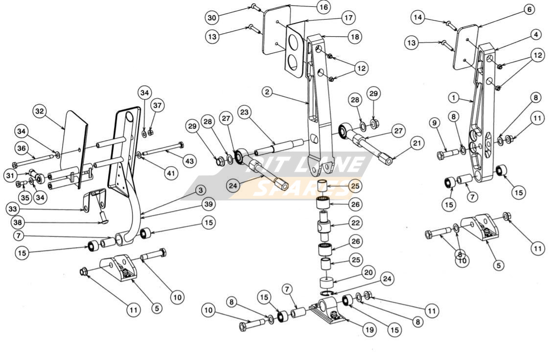 PEDAL ASSY Diagram